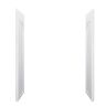 Sterling Ensemble 1 in. x 32 in. x 71.25 in. 2-Piece Direct-to-Stud Alcove Shower End Wall Set in White