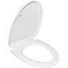 DEERVALLEY Elongated Quick-Release Soft-Close Closed Front Toilet Seat in White