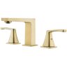 Tomfaucet 8 in. W spread Deck Mount 2-Handle Bathroom Faucet in Brushed Gold