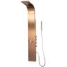 PULSE Showerspas Santa Cruz 2-Jet Shower System with Brushed Bronze Stainless Steel Panel and Brushed-Nickel Fixtures