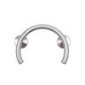Grabcessories 2-in-1 13.25 in. x 1.25 in. Shower and Tub Grab Ring with Grips in Brushed Nickel