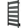 WarmlyYours Elevate Grande 12-Bar Hardwire Electric Towel Warmer in Black Matte