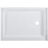 Swiss Madison Voltaire 48 in. x 36 in. Single Threshold Acrylic Right Drain Shower Base in White