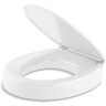 KOHLER Hyten Elevated Quiet-Close Round-Front Toilet Seat in White