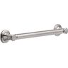 Delta Traditional 18 in. x 1-1/4 in. Concealed Screw ADA-Compliant Decorative Grab Bar in Stainless