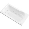 Universal Tubs Zircon 5 ft. Right Drain Rectangular Drop-in Whirlpool and Air Bath Tub in White