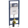 Geberit Duofix 1.6/0.8 GPF Dual Flush In-Wall System with Sigma Concealed Toilet Tank Only for 2x6 Construction in White