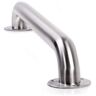 ARISTA 18 in. x 1-1/2 in. Exposed Screw Grab Bar in Brushed Stainless Steel