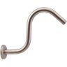 Westbrass 8 in. S-Shaped Shower Arm in Satin Nickel