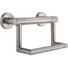 Delta Decor Assist Contemporary Toilet Paper Holder with Assist Bar in Stainless