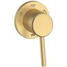 Grohe Concetto 1-Handle 3-Way Diverter Valve Only Trim Kit in Brushed Cool Sunrise (Valve Sold Separately)