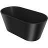 AKDY 60 in. Fiberglass Double Ended Flatbottom Non-Whirlpool Bathtub in Matte Black