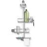 simplehuman Extending Adjustable Shower Caddy in Anodized Aluminum and Stainless Steel