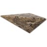 FlexStone 10 in. Shave Shelf in Breccia Paradiso