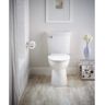 American Standard Vormax UHET Tall Height 2-Piece 1.0 GPF Single Flush Elongated Toilet in White, Seat Not Included