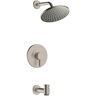 Hansgrohe Vernis Blend  Single-Handle Pressure Balance Tub/Shower Set, 2.5 GPM in Brushed Nickel