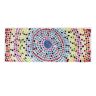 Better Trends Picasso Mosaic Bath Rug 20 in. x 60 in. Color Multi