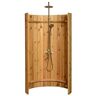 ALMOST HEAVEN SAUNAS Ellipse Outdoor Shower in Rustic Cedar