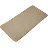 RAY STAR 17 in. x 36 in. Brown PVC Foam Bathtub Mat Non-Slip Shower and Bath Mats with Drain Holes, Suction Cups