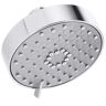 KOHLER Awaken G110 3-Spray Patterns 2.5 GPM 4. 3125 in. Wall Mount Fixed Shower Head in Polished Chrome