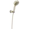 Delta 7-Spray Patterns 4.5 in. Wall Mount Handheld Shower Head 1.75 GPM with Cleaning Spray in Polished Nickel