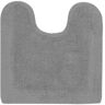 Better Trends Edge 20 in. x 20 in. Gray 100% Cotton Contour Bath Rug