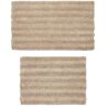 Chesapeake Merchandising Cannon 2-Piece Linen Bath Rug Set (17 in. x 24 in. and 21 in. x 34 in.)