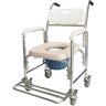 Winado 4 in 1 Multifunctional Aluminum Elder People Disabled People Pregnant Women Commode Chair Bath Chair Toilet Seat White