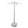 Gatco Floor Standing S Style Towel Holder in Satin Nickel