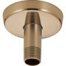 Delta 3 in. Ceiling-Mount Shower Arm and Flange in Champagne Bronze