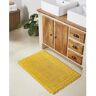 Better Trends Lilly Crochet Collection 24 in. x 40 in. Yellow 100% Cotton Rectangle Bath Rug