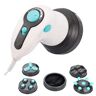Aoibox 5-Speeds Body Massager Weight Loss Fat Burning with 5 Heads Relax Spin Tone Slimming Lose Weight in White