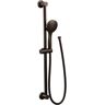 MOEN 5-Spray 30 in. Eco-Performance Wall Bar with Handheld Shower in Oil Rubbed Bronze