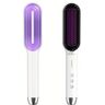 Aoibox Electric Straightening Beard Comb Hairdressing Tool with 5-speed Temperature Control in Purple Color