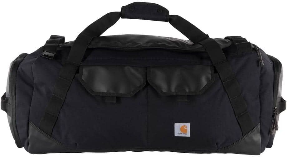 Carhartt 4.13 in. 55L Nylon Heavy-Haul Utility Duffel Backpack Black OS