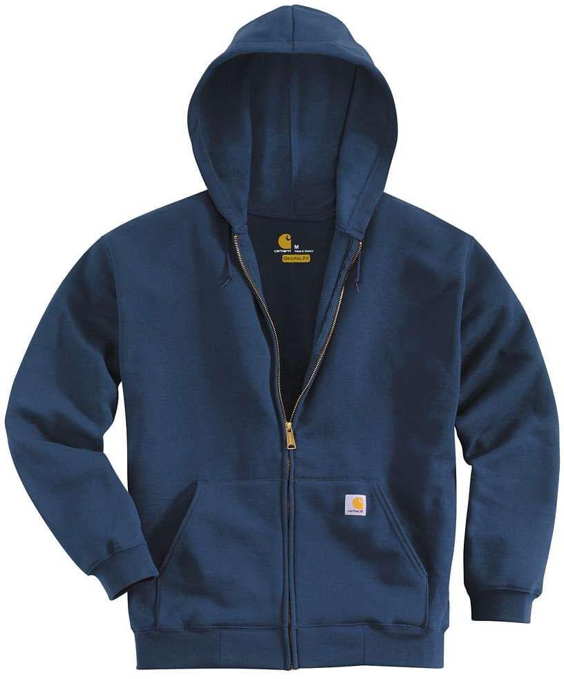 Carhartt Men's Regular X-Large New Navy Cotton/Polyester Sweatshirt