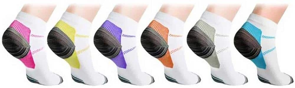 EXTREME FIT Men Large/X-Large Athletic Ankle Compression Socks for Men and Women (6-Pack)