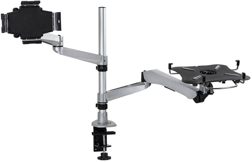 mount-it! Modular Full Motion Laptop and Tablet Desk Mount fits up to 17 in. Laptops and up to 11 in. Tablets