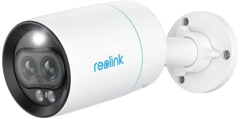 REOLINK Wired PoE Outdoor 4K Dual-Lens Security Camera for Home with Dual View, Smart AI Detection, Motion Spotlight and Alarm