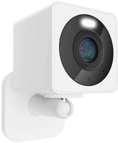 Wyze Cam OG, Wired Indoor/Outdoor 1080p HD Smart Home Security Camera with Built-In Spotlight