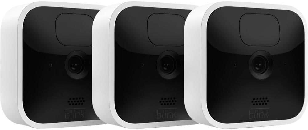 Blink Indoor Wireless, HD Security Camera With 2-Year Battery Life, Motion Detection and 2-Way Audio 3 Camera Kit