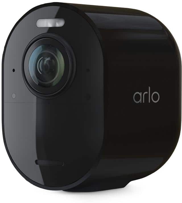 Arlo Ultra 2 Spotlight Camera - Wireless, 4K Video and HDR, Color Night Vision, 2-Way Audio, Add-on Camera Only, Black