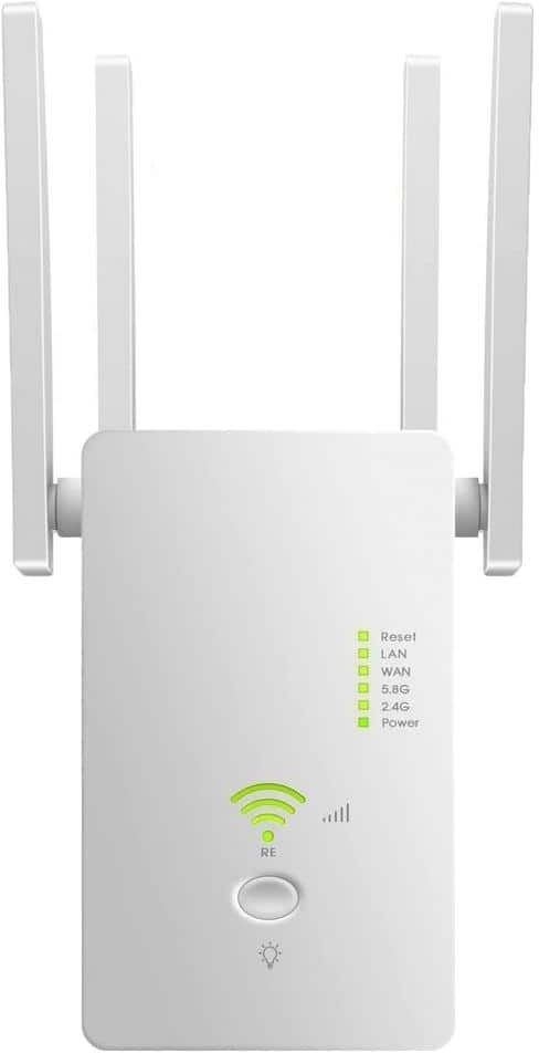 Etokfoks Wireless Extender Network Adapter White (1-Pack)