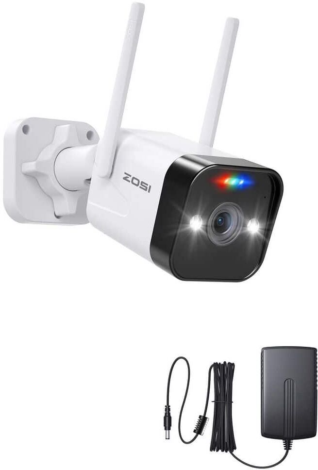 ZOSI ZG1883M 3MP Wireless Add-On Security Camera Only Work with W4/W4 Pro NVR Model ZR08PU, ZR08GP