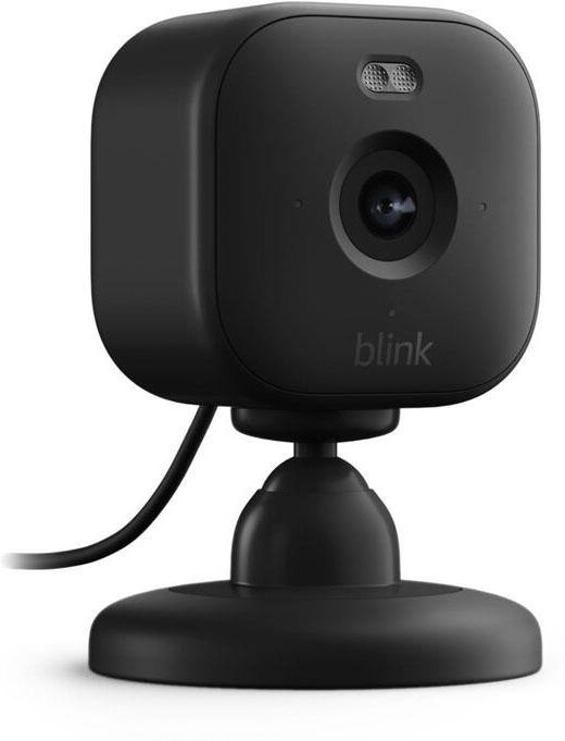 Blink Mini 2 Wired Indoor/Outdoor Smart Security Camera with 1080p HD, 2-way talk & audio, Color Night Vision, Black (1-Pack)