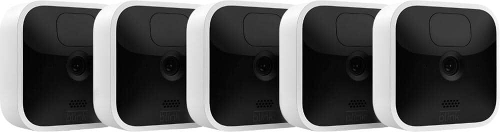 Blink Indoor 5 Camera System Wireless, HD Security Camera with 2-Year Battery Life