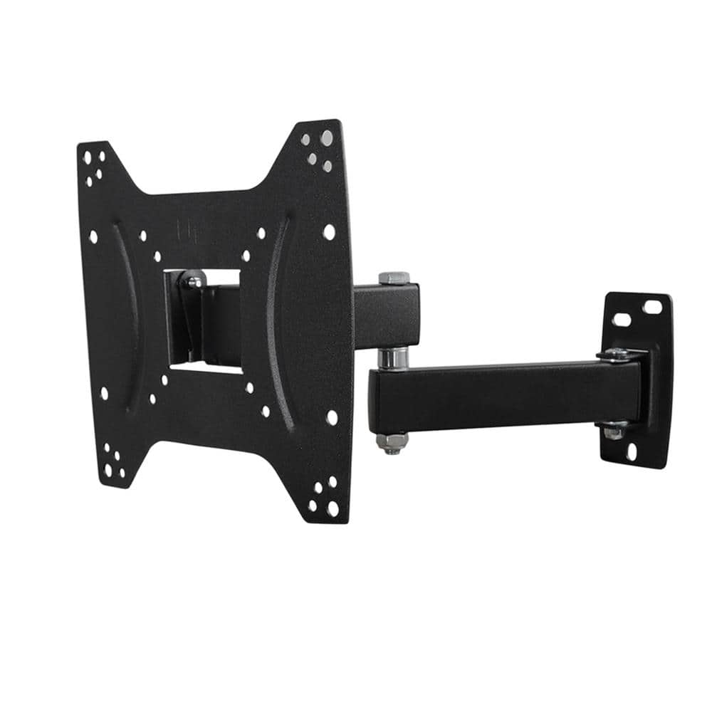 MegaMounts Full Motion, Tilt and Swivel Single Stud Wall Mount for 17 in. to 42 in. LCD, LED, and Plasma Screens