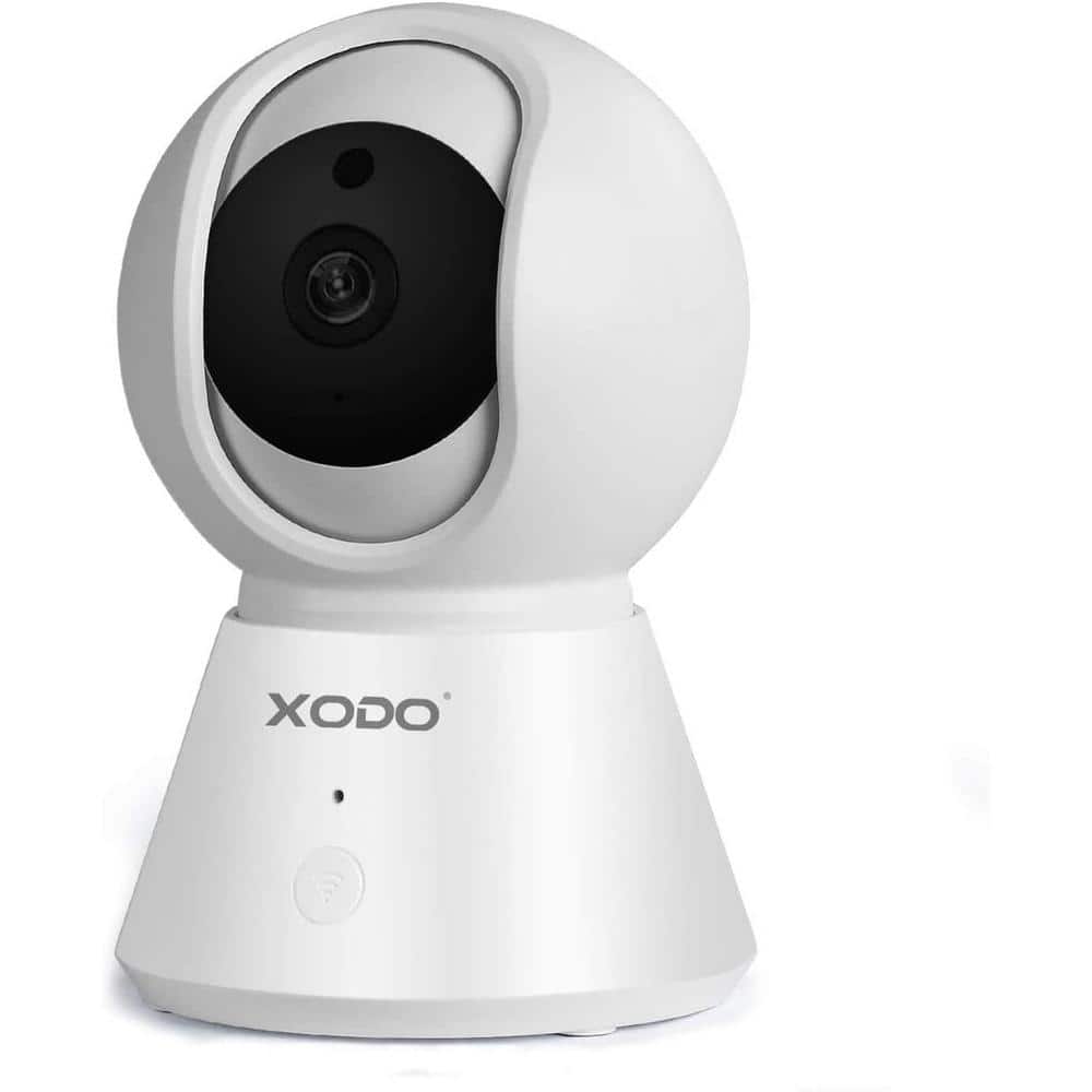 Xodo Smart Home Wireless Wi-Fi Security Camera for Dog/Pet/Nanny 1080p HD Baby Monitor Color Night Vision, Sound Detection