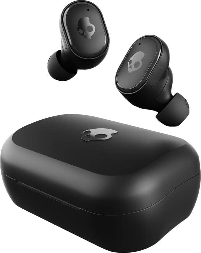 Skullcandy Grind In-Ear True Wireless Stereo Bluetooth Earbuds with Microphone in True Black