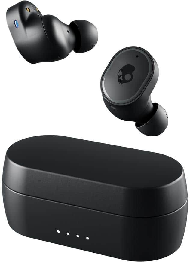 Skullcandy Sesh In-Ear ANC Noise-Canceling True Wireless Stereo Bluetooth Earbuds with Microphone in True Black